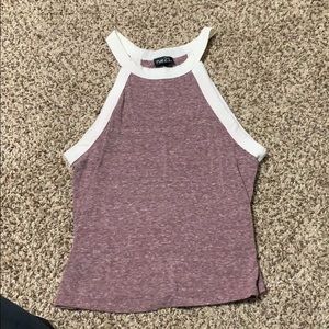 High neck tank top